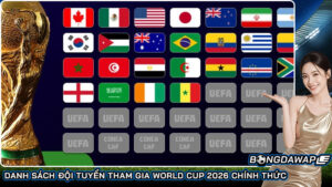 Danh sách đội tuyển tham gia World Cup 2026 chính thức