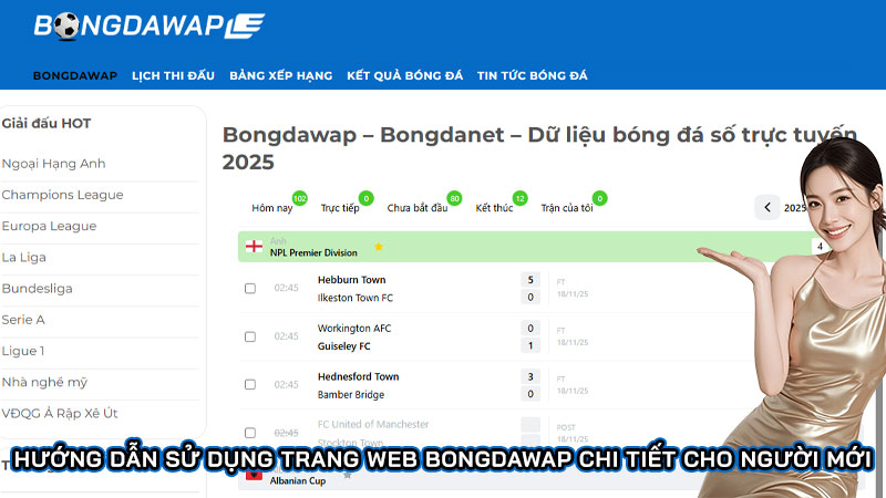 Hướng dẫn sử dụng trang web Bongdawap chi tiết cho người mới