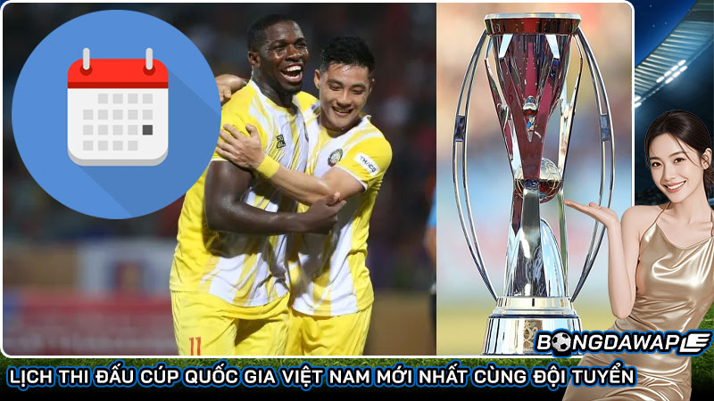 Lịch thi đấu cúp quốc gia Việt Nam mới nhất cùng đội tuyển